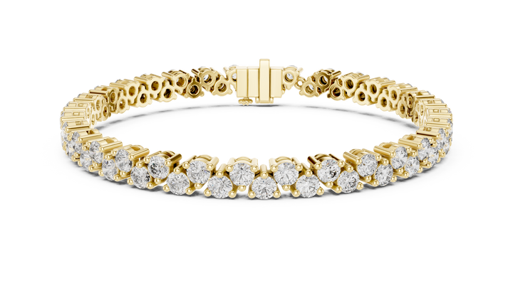 Luxurious Lab-Grown Diamond Tennis Bracelet in 14K/18K Rose Gold