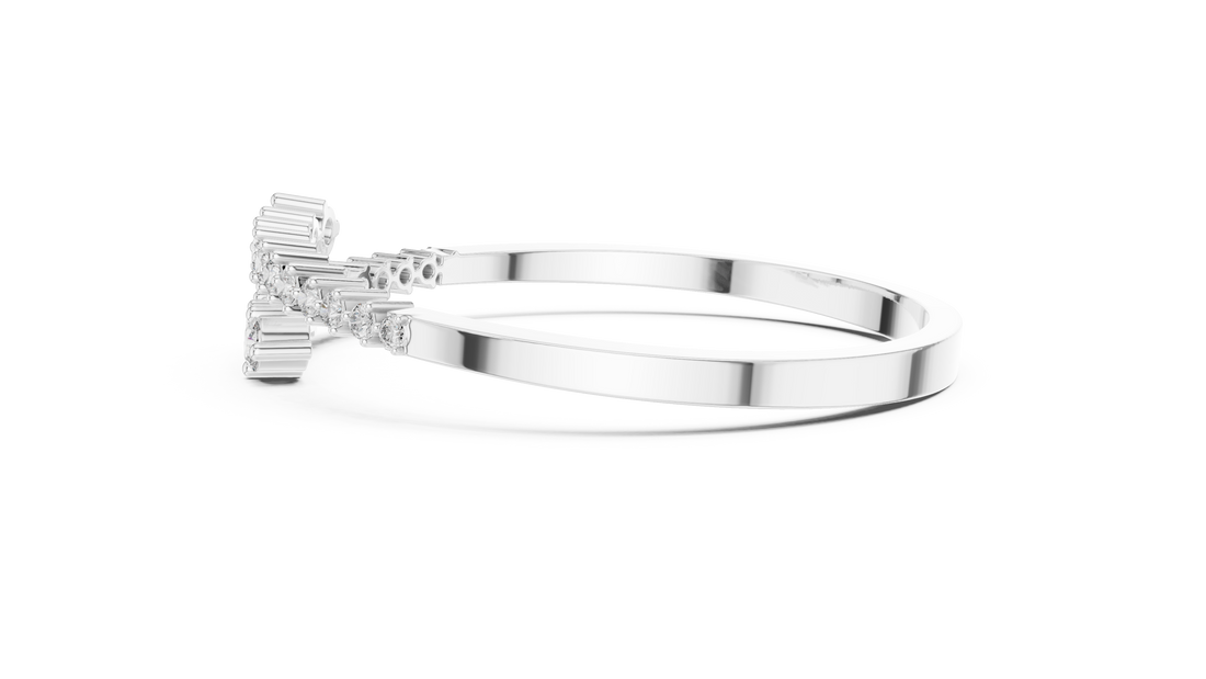 Heart Motif Lab-Grown Diamond Bracelet in 14K/18K Rose Gold
