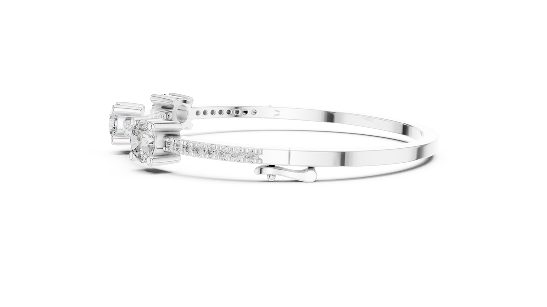 Solitaire Accent Lab-Grown Diamond Bracelet in 14K/18K Rose Gold