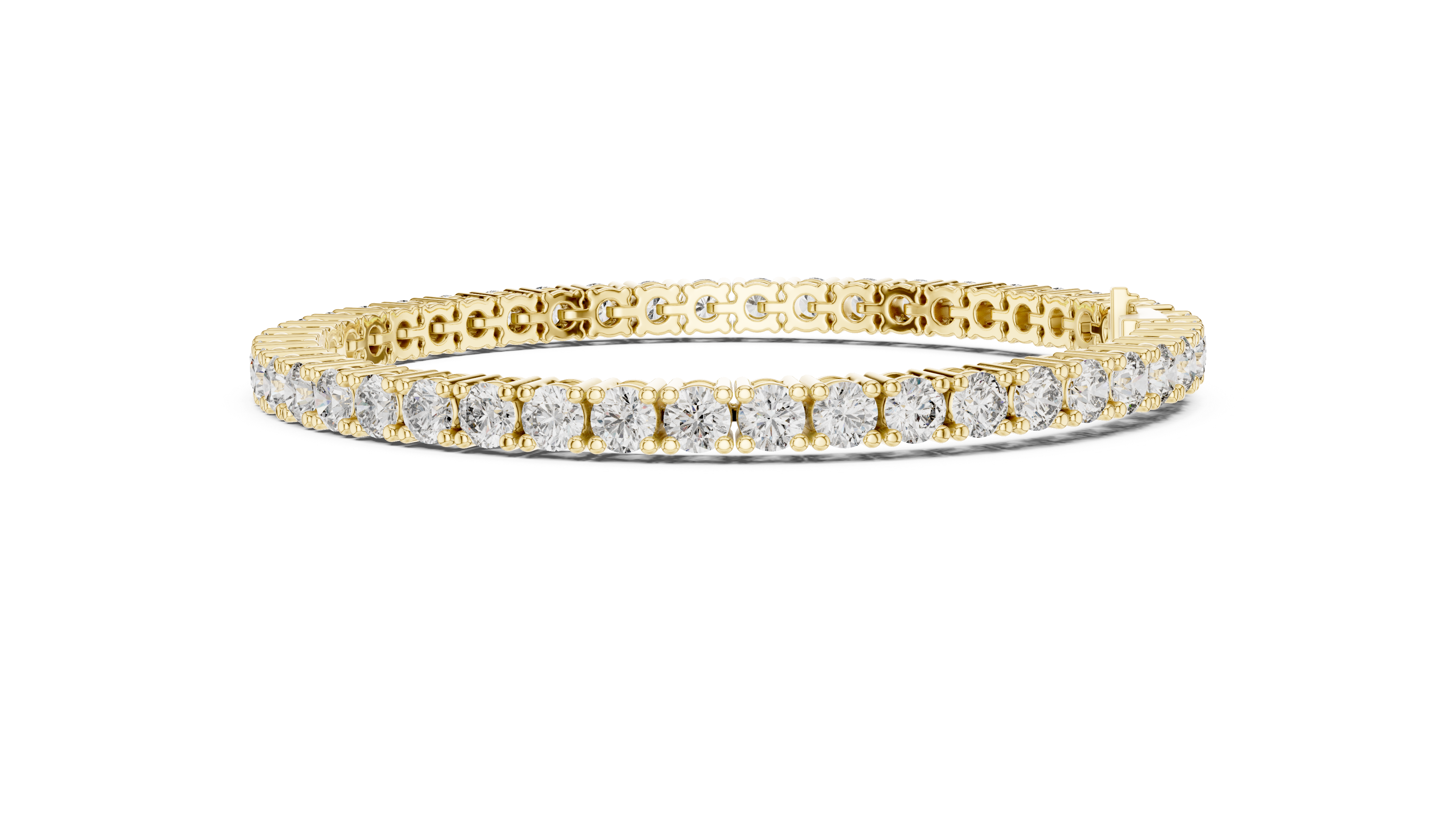 Classic Round Lab-Grown Diamond Tennis Bracelet in 14K/18K Rose Gold