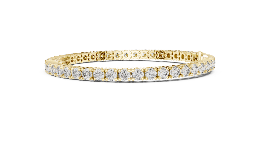 Classic Round Lab-Grown Diamond Tennis Bracelet in 14K/18K Rose Gold