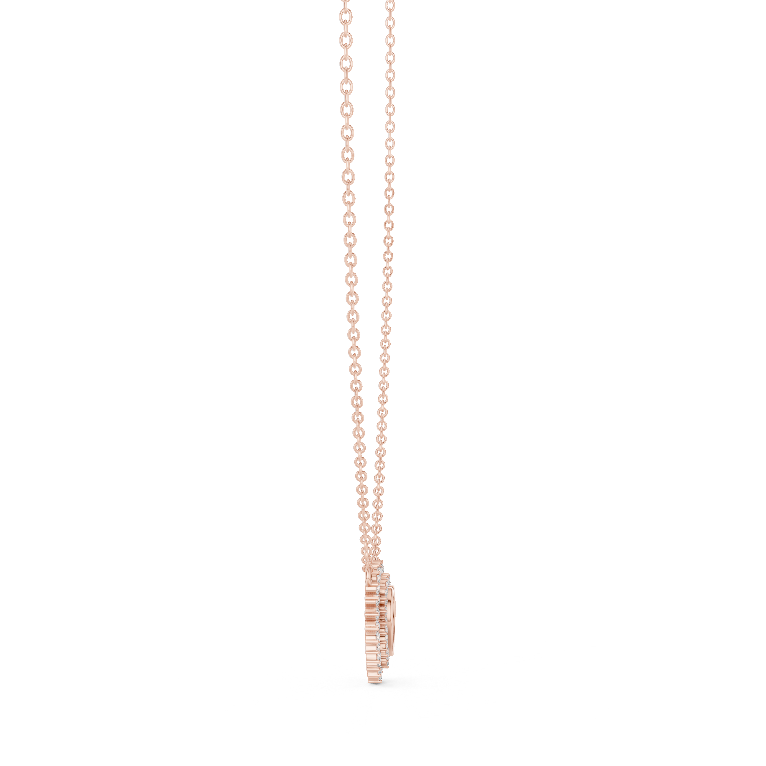 Halo Heart Diamond Pendant | 14K & 18K Gold | IGI Certified