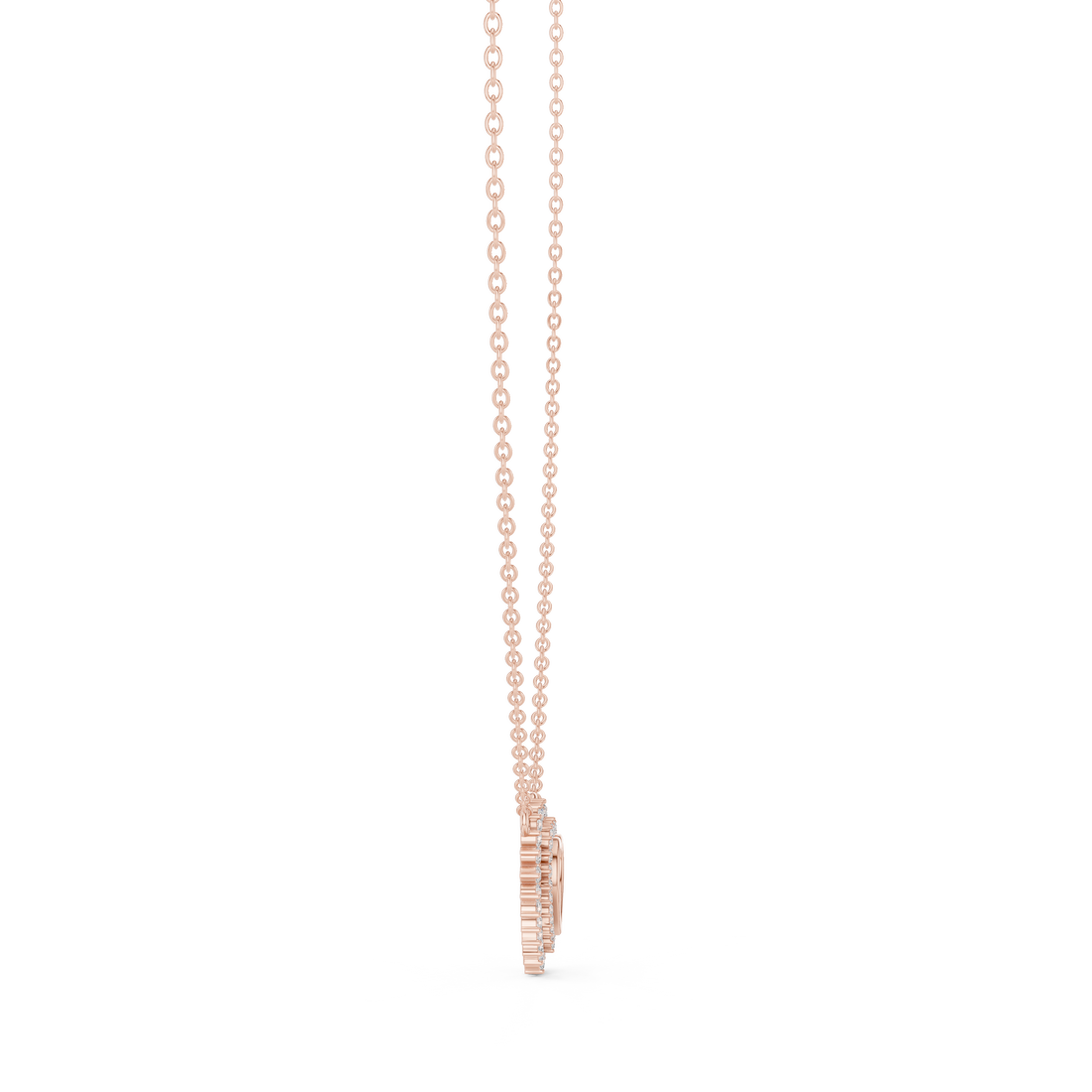 Halo Heart Diamond Pendant | 14K & 18K Gold | IGI Certified