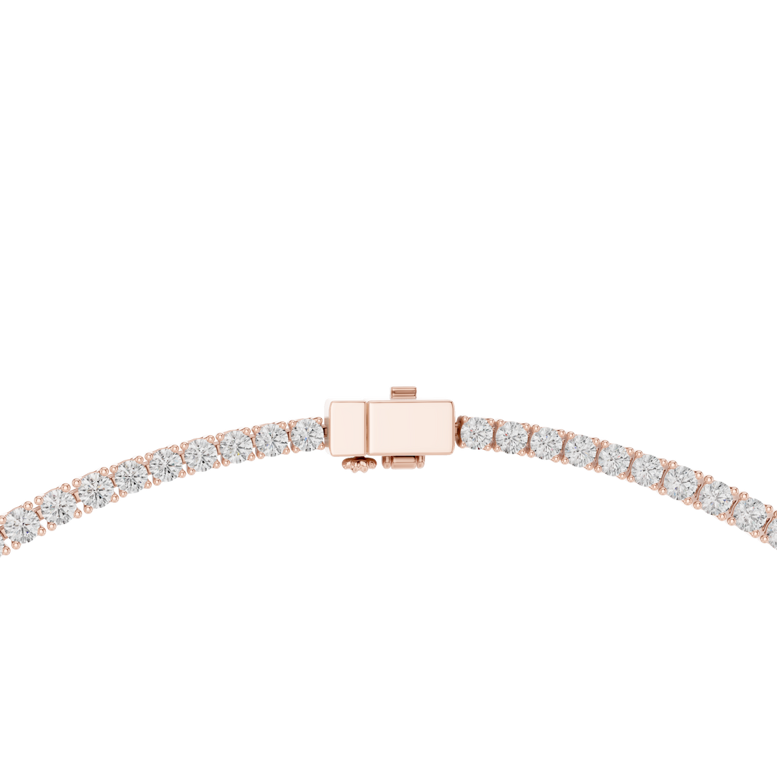 Elegant Lab-Grown Diamond Tennis Necklace in 14K/18K Gold