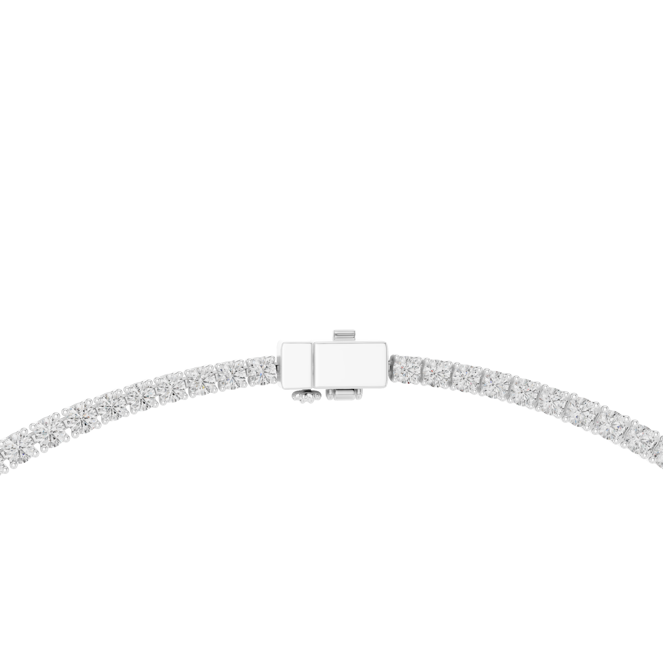 Elegant Lab-Grown Diamond Tennis Necklace in 14K/18K Gold