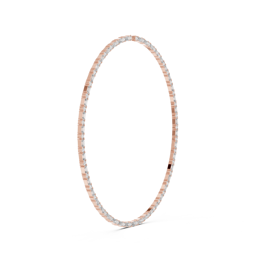 Classic Lab-Grown Diamond Tennis Necklace in 14K/18K Gold