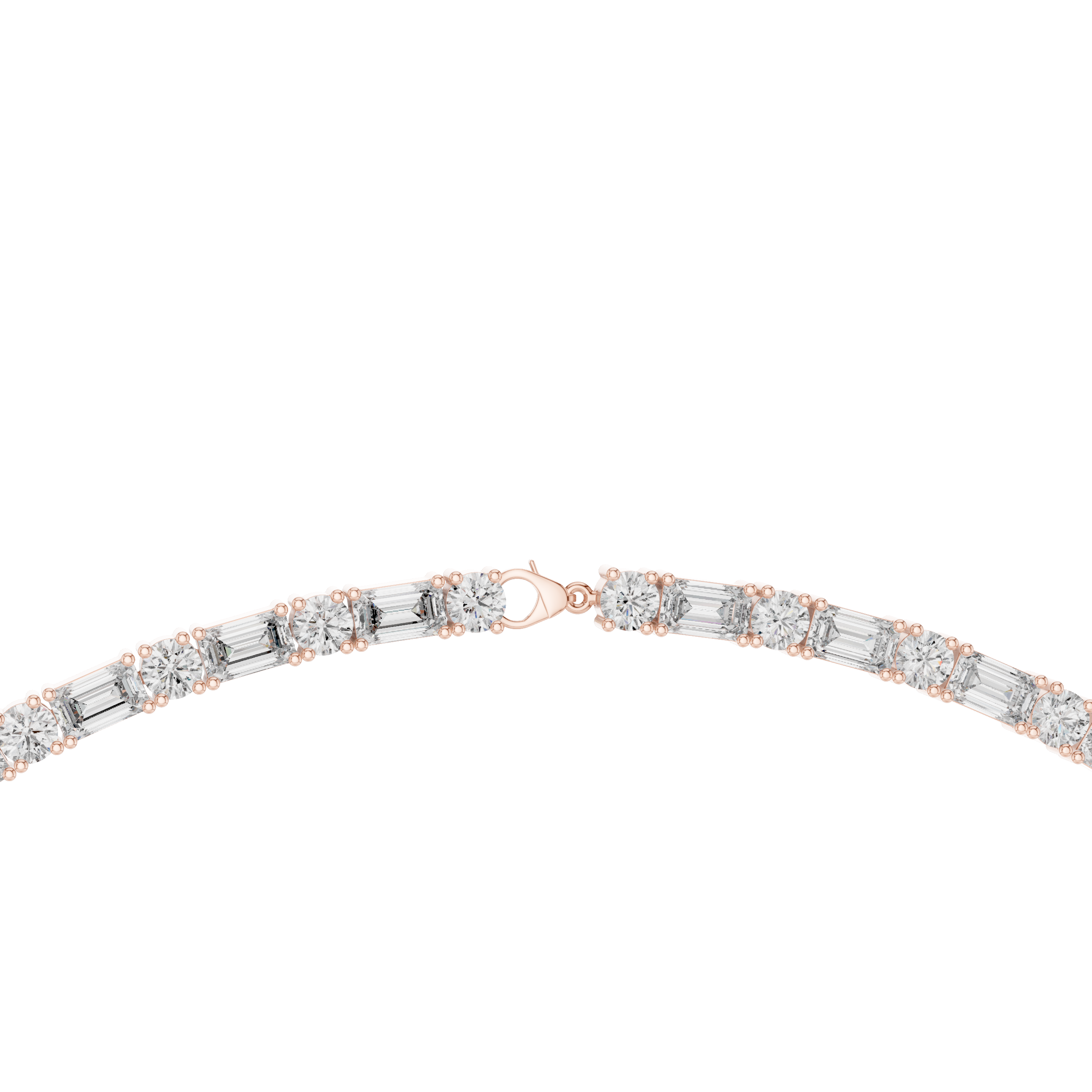 Classic Lab-Grown Diamond Tennis Necklace in 14K/18K Gold