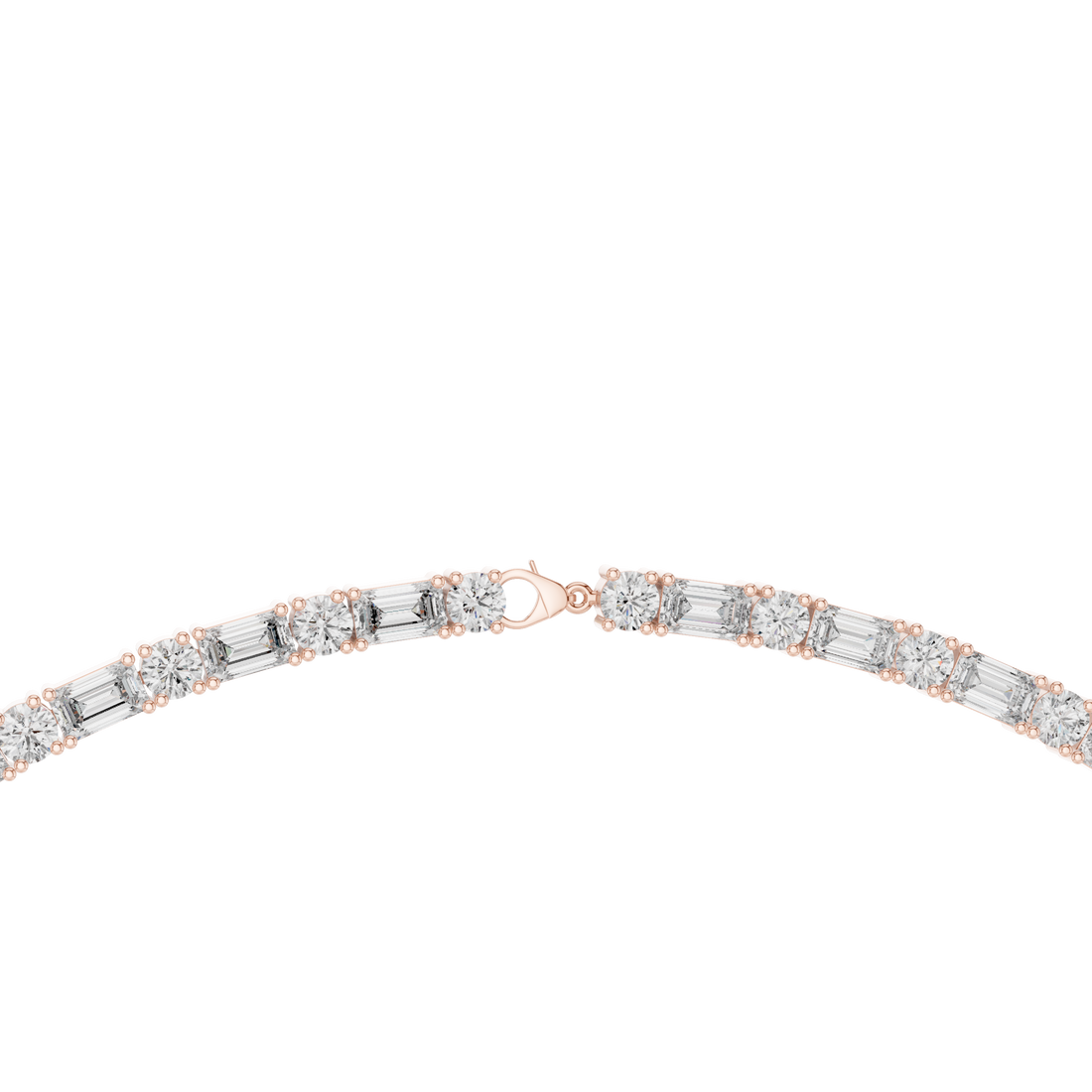 Classic Lab-Grown Diamond Tennis Necklace in 14K/18K Gold