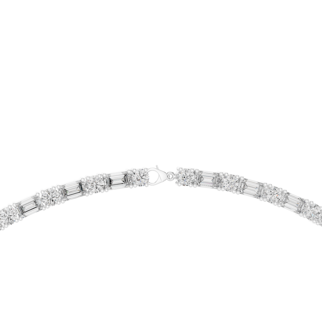 Classic Lab-Grown Diamond Tennis Necklace in 14K/18K Gold