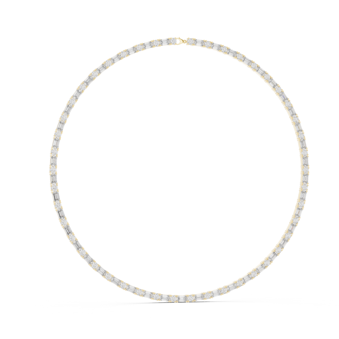 Classic Lab-Grown Diamond Tennis Necklace in 14K/18K Gold