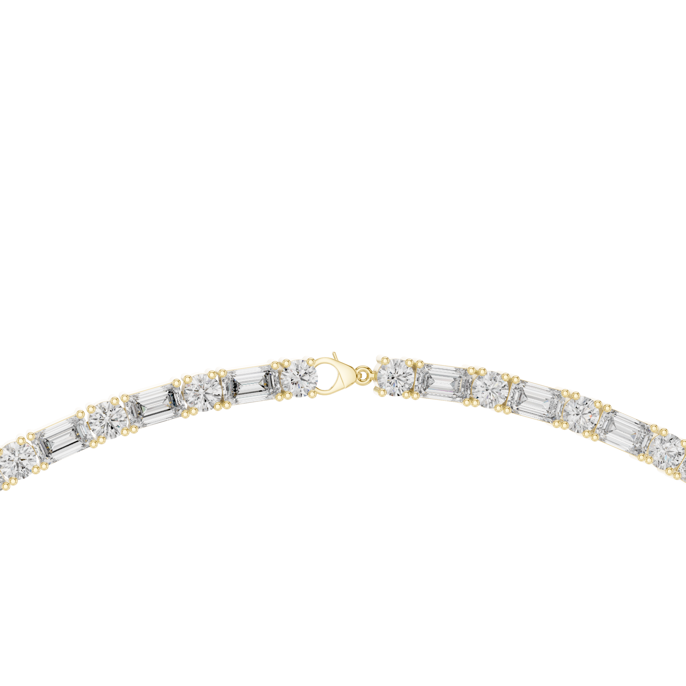 Classic Lab-Grown Diamond Tennis Necklace in 14K/18K Gold