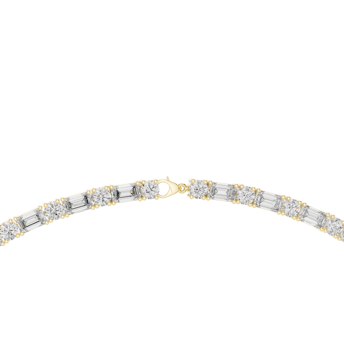 Classic Lab-Grown Diamond Tennis Necklace in 14K/18K Gold