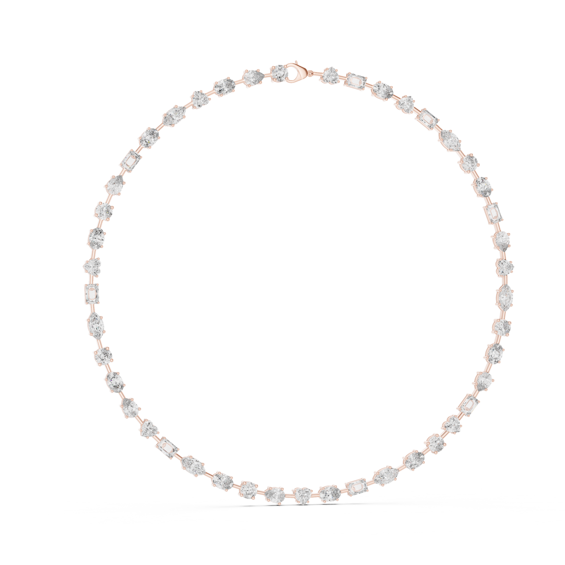 Elegant Lab-Grown Diamond Necklace in 14K/18K Gold