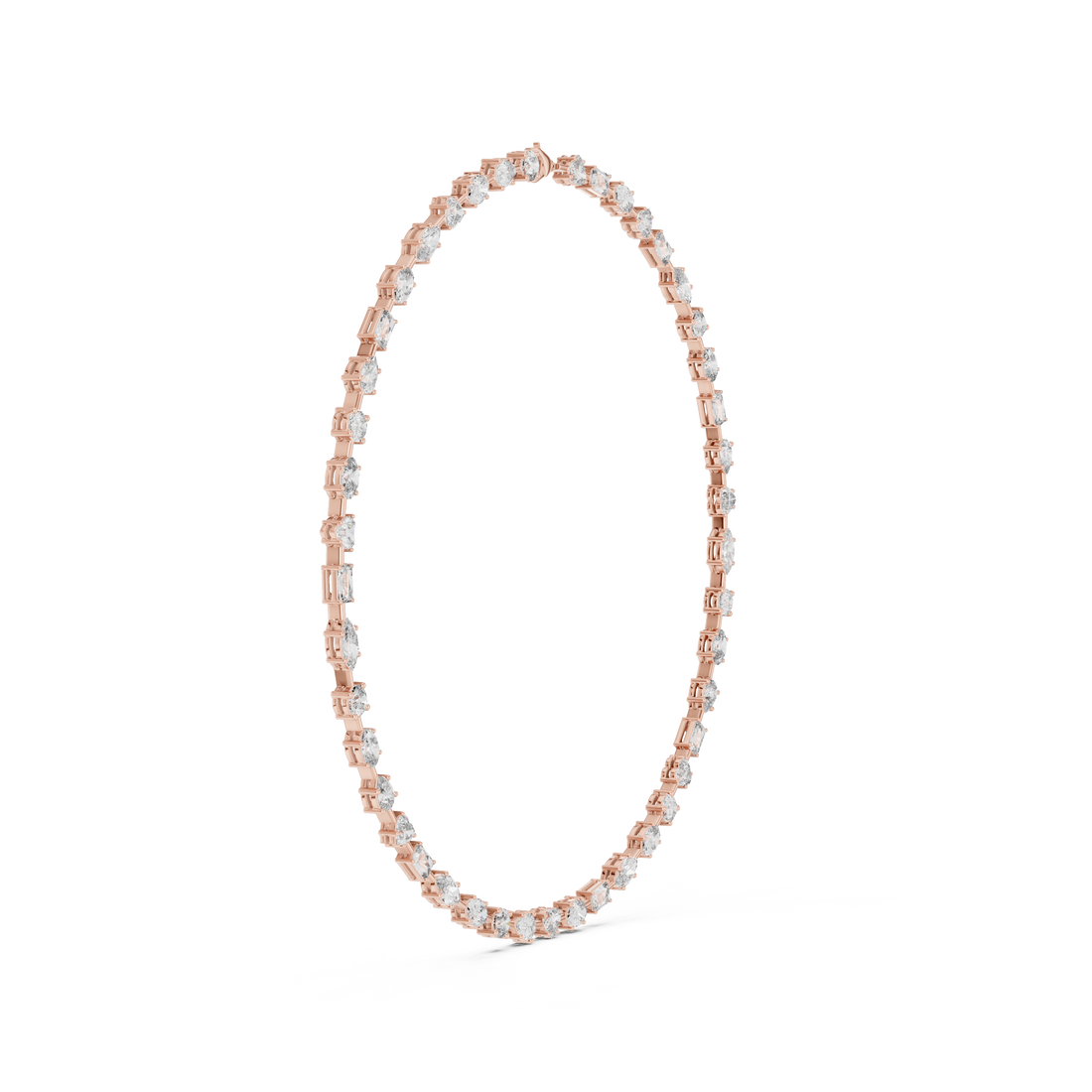 Elegant Lab-Grown Diamond Necklace in 14K/18K Gold