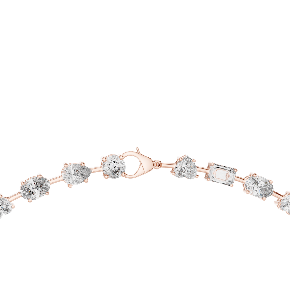 Elegant Lab-Grown Diamond Necklace in 14K/18K Gold