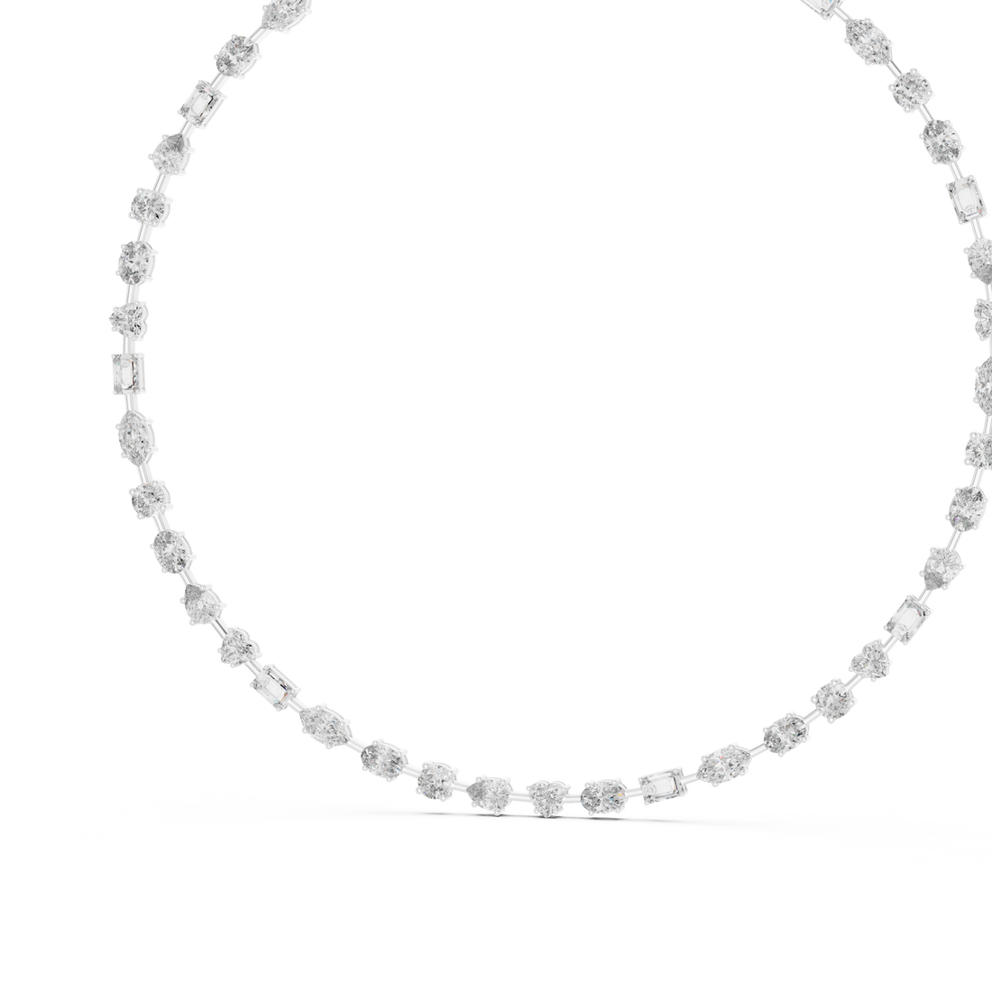 Elegant Lab-Grown Diamond Necklace in 14K/18K Gold