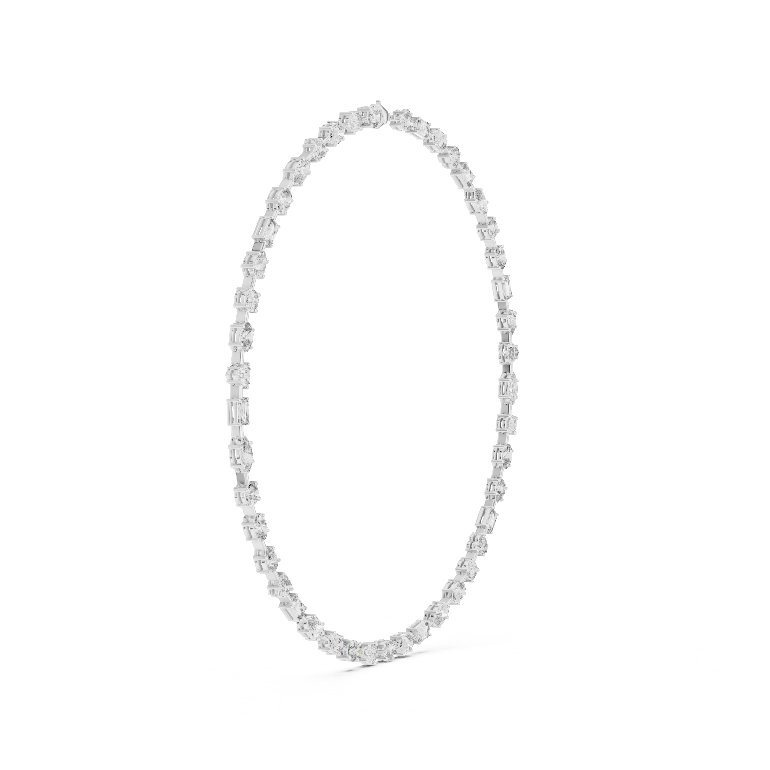 Elegant Lab-Grown Diamond Necklace in 14K/18K Gold