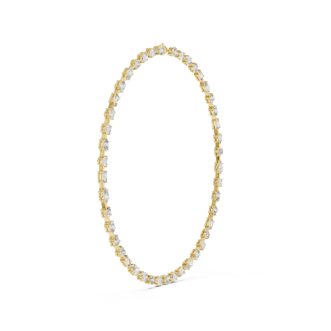 Elegant Lab-Grown Diamond Necklace in 14K/18K Gold