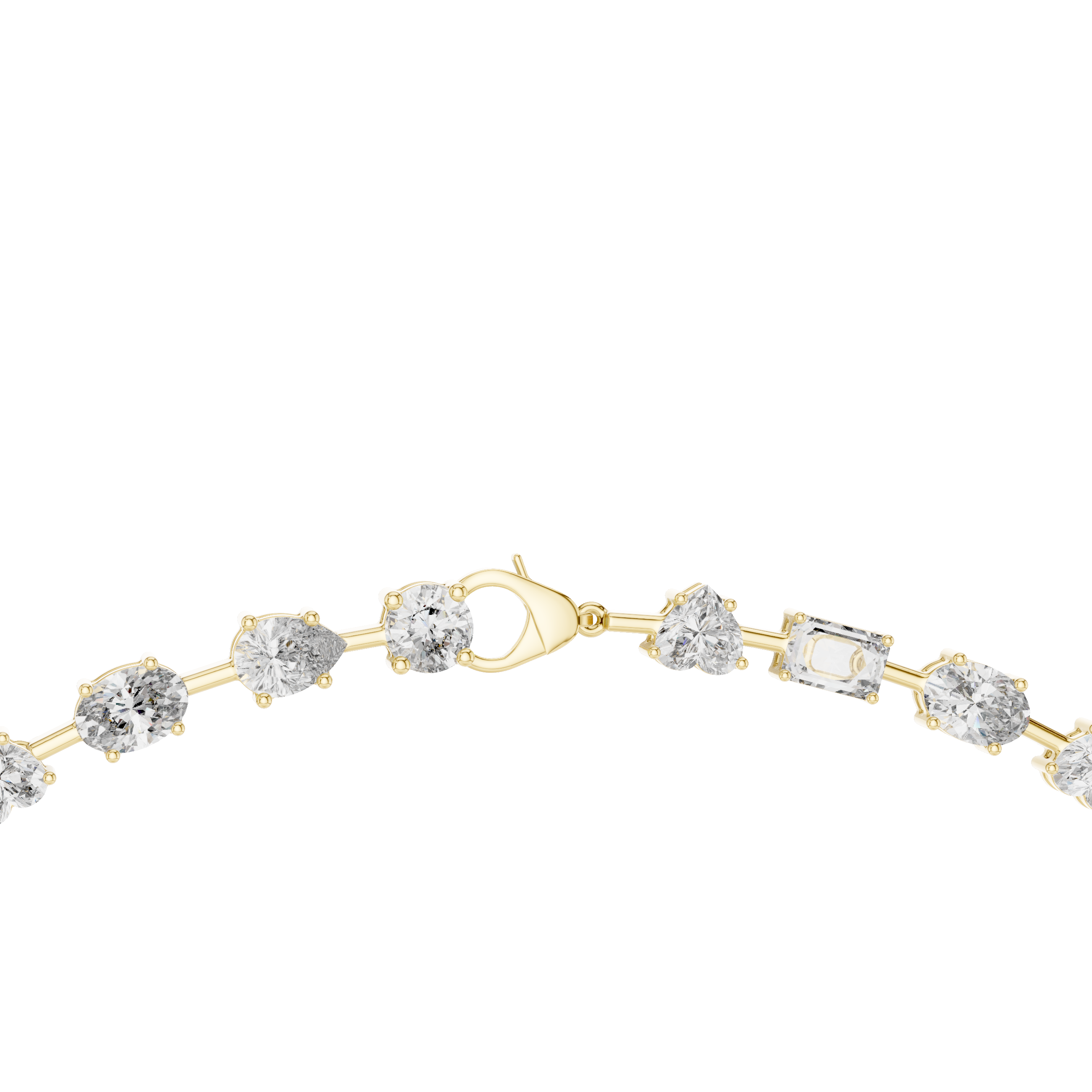 Elegant Lab-Grown Diamond Necklace in 14K/18K Gold