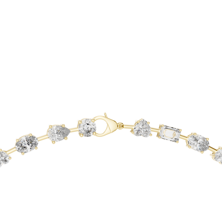 Elegant Lab-Grown Diamond Necklace in 14K/18K Gold