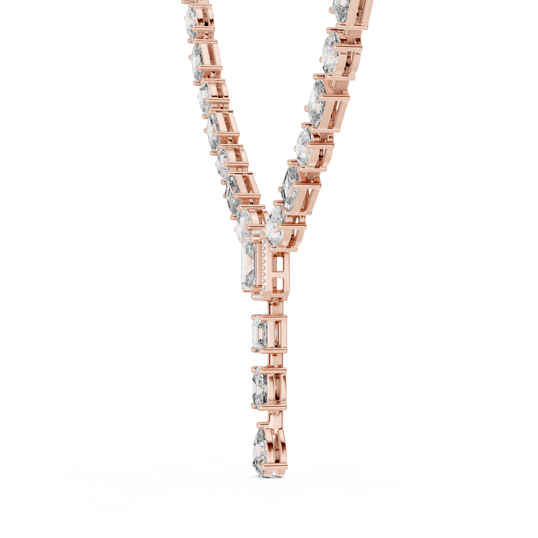 Statement Lab-Grown Diamond Necklace in 14K/18K Gold