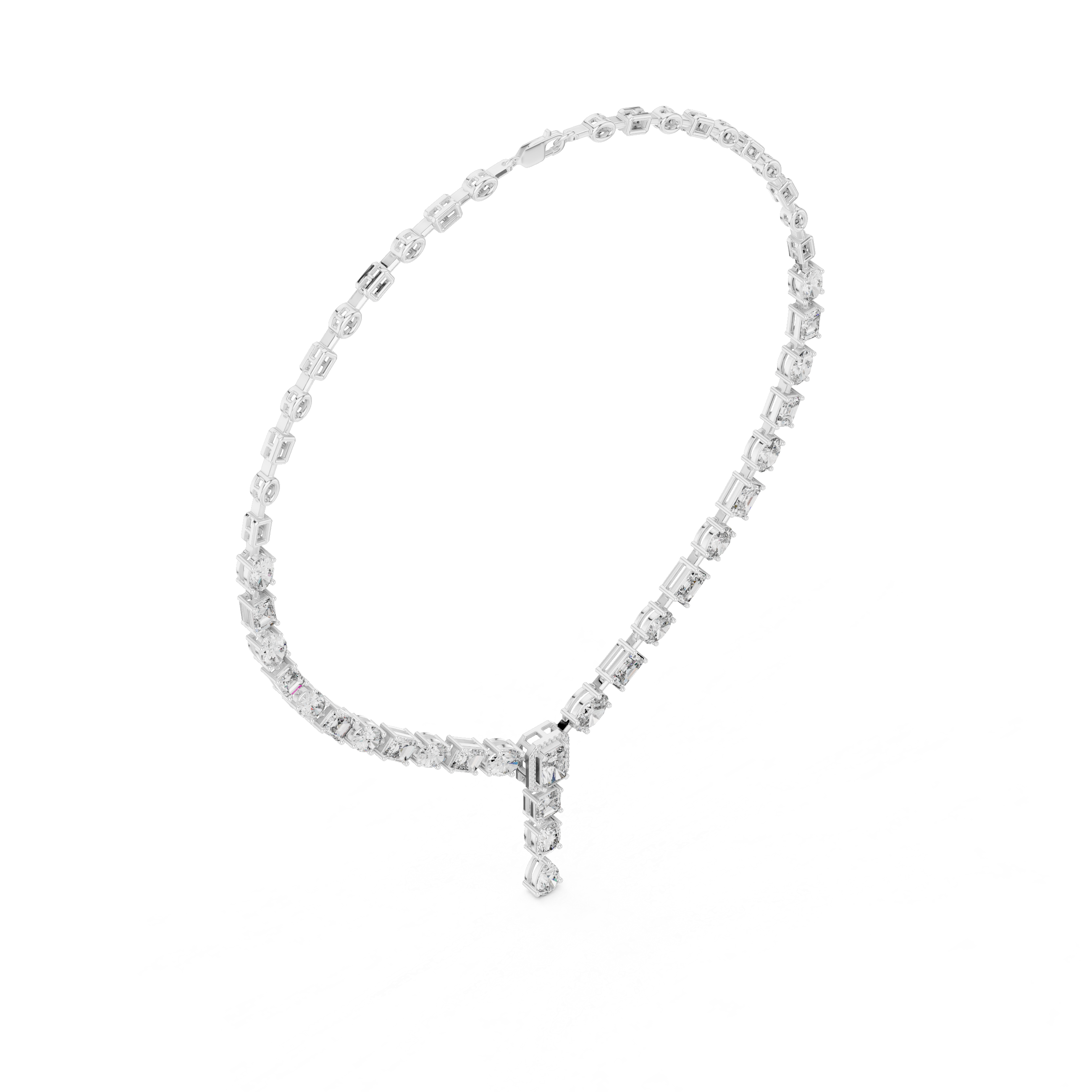 Statement Lab-Grown Diamond Necklace in 14K/18K Gold