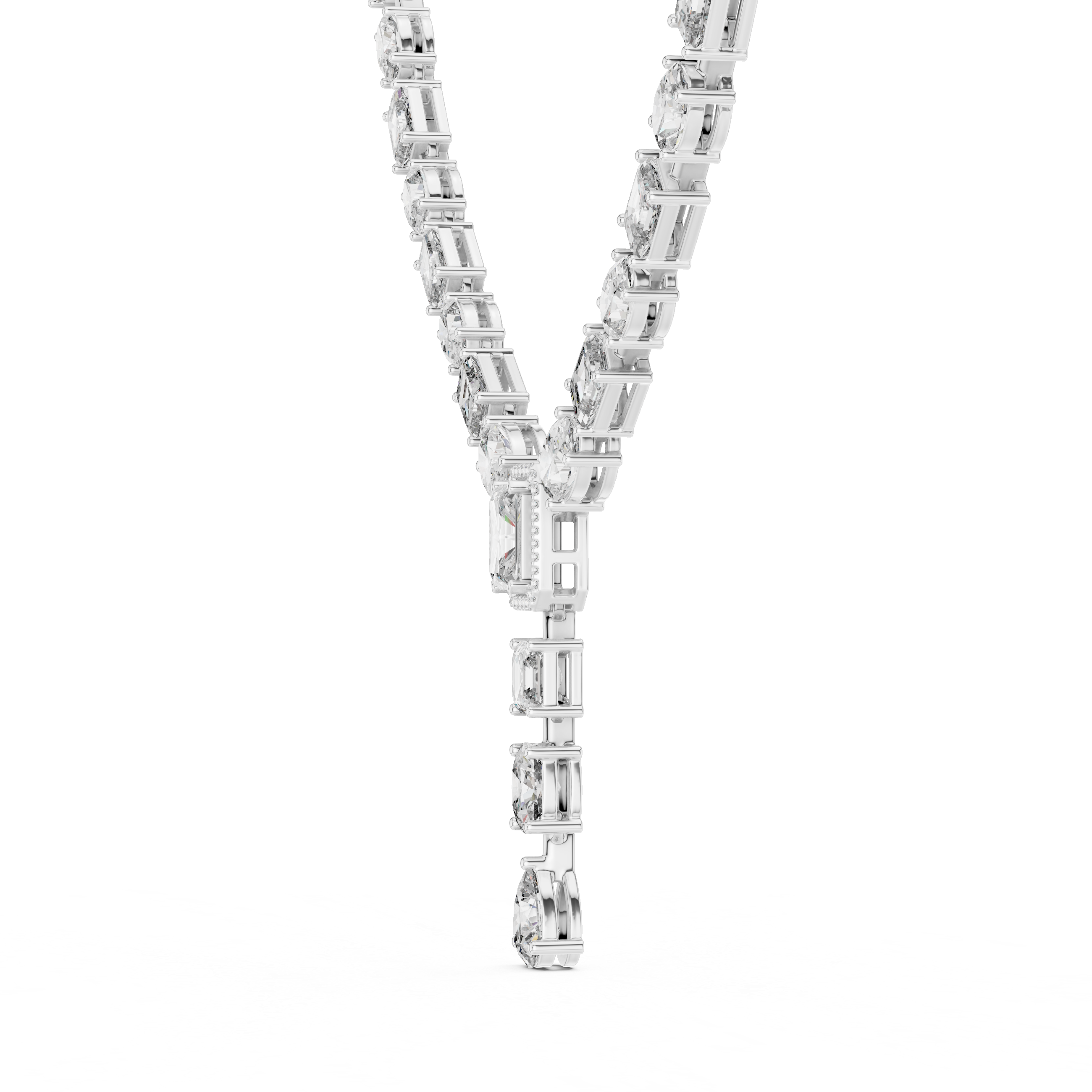 Statement Lab-Grown Diamond Necklace in 14K/18K Gold