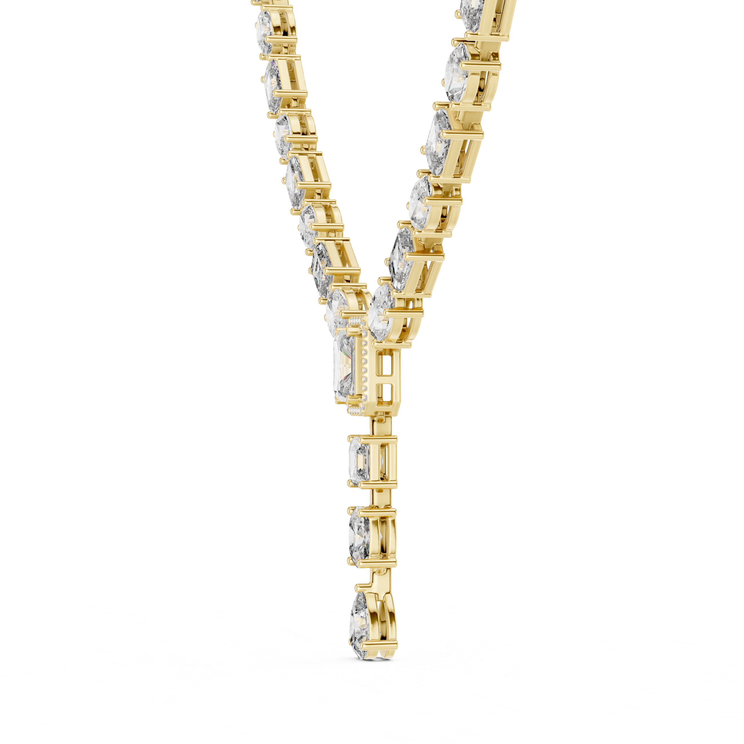 Statement Lab-Grown Diamond Necklace in 14K/18K Gold