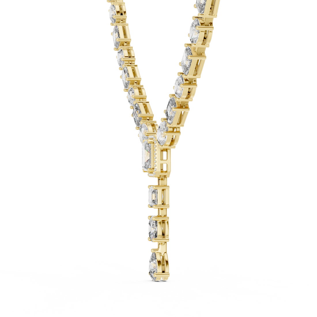 Statement Lab-Grown Diamond Necklace in 14K/18K Gold