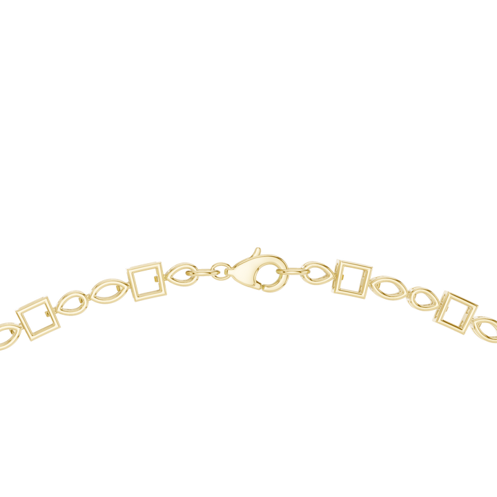 Floral Radiance Lab-Grown Diamond Necklace in 14K/18K Gold