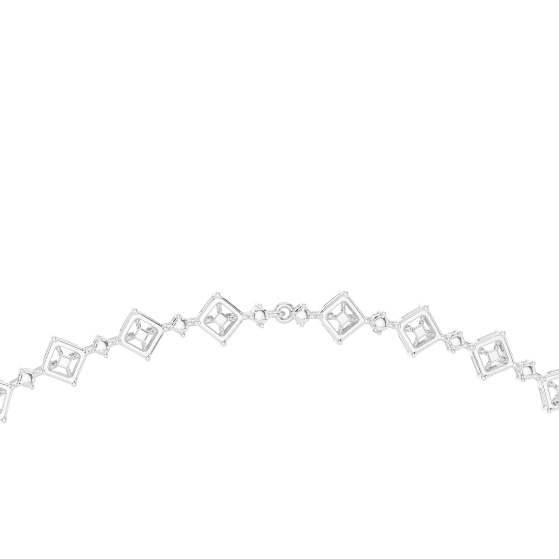 Geometric Lab-Grown Diamond Necklace in 14K & 18K Gold