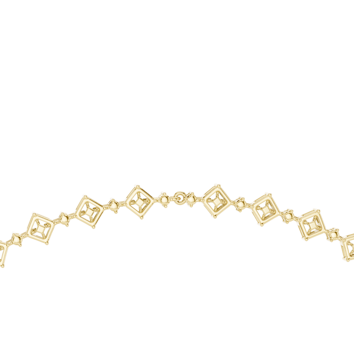 Geometric Lab-Grown Diamond Necklace in 14K & 18K Gold