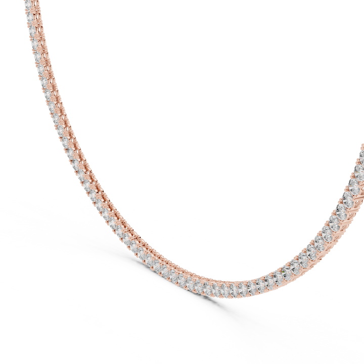 Classic Lab-Grown Diamond Tennis Necklace in 14K & 18K Gold