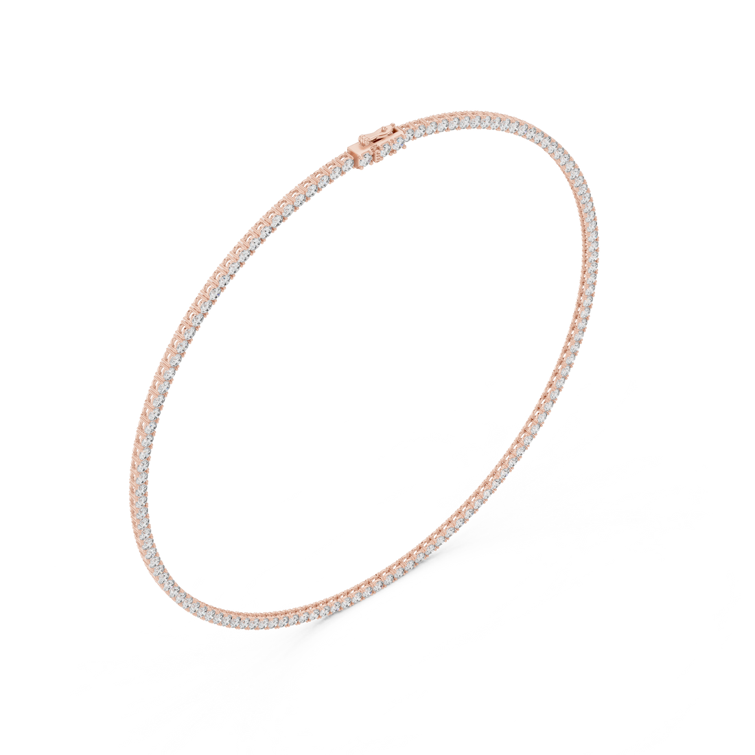 Classic Lab-Grown Diamond Tennis Necklace in 14K & 18K Gold