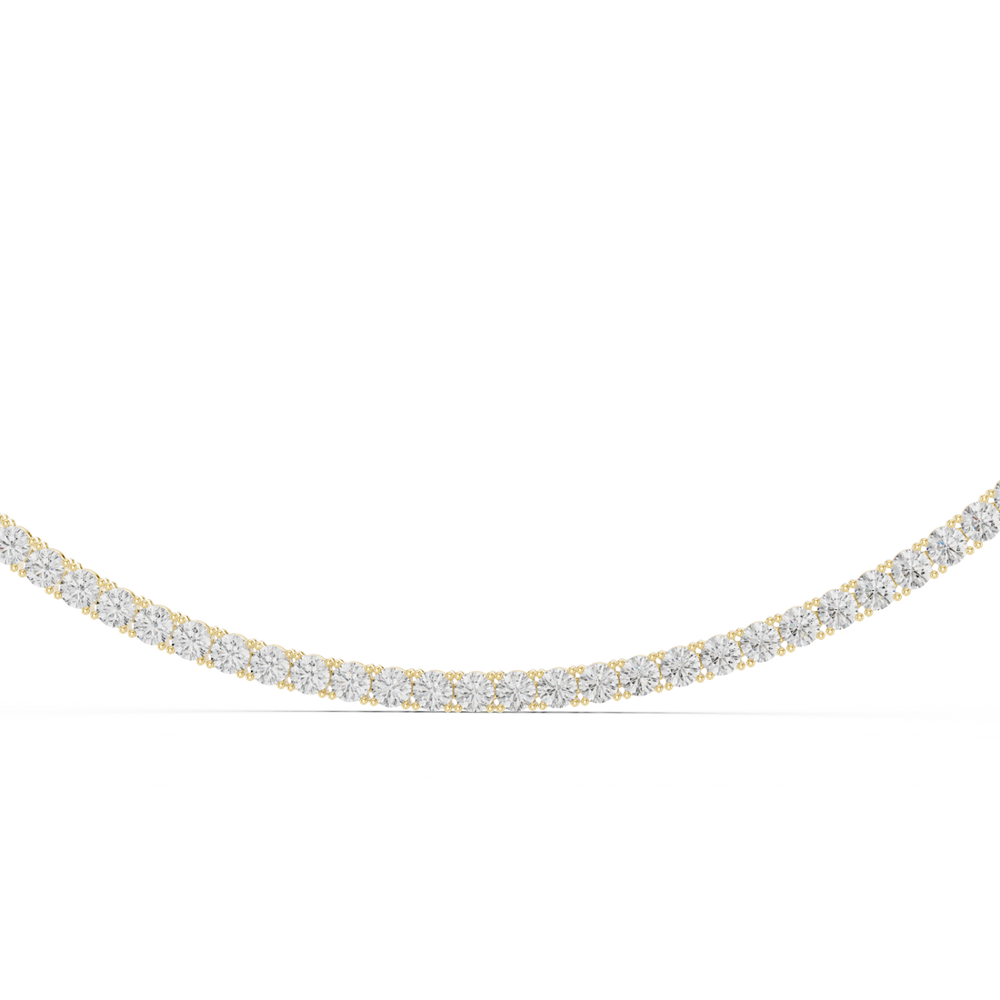 Classic Lab-Grown Diamond Tennis Necklace in 14K & 18K Gold