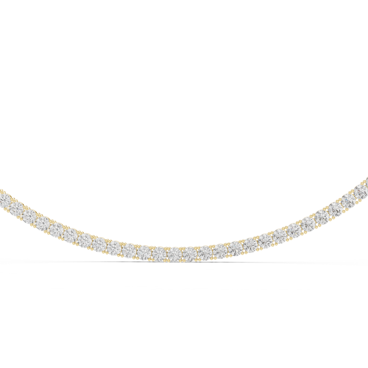 Classic Lab-Grown Diamond Tennis Necklace in 14K & 18K Gold