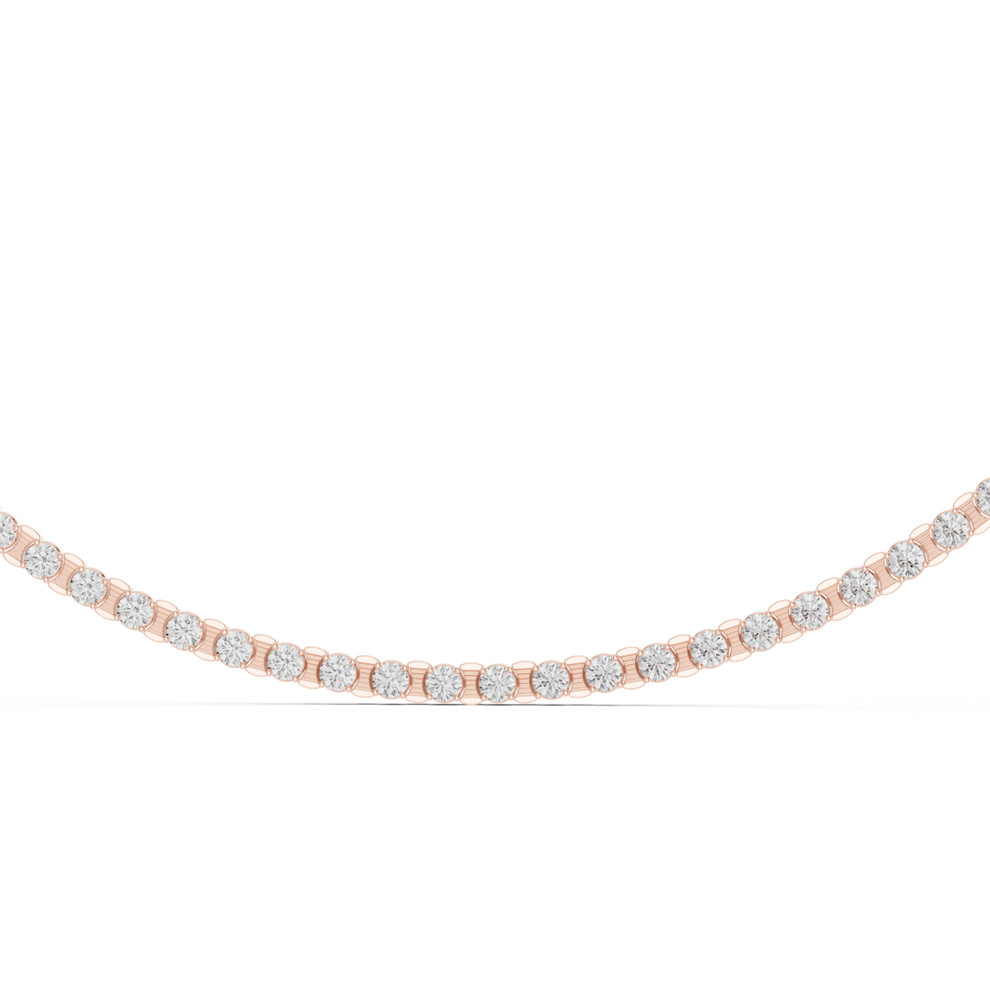 Elegant Lab-Grown Diamond Choker Necklace in 14K & 18K Gold