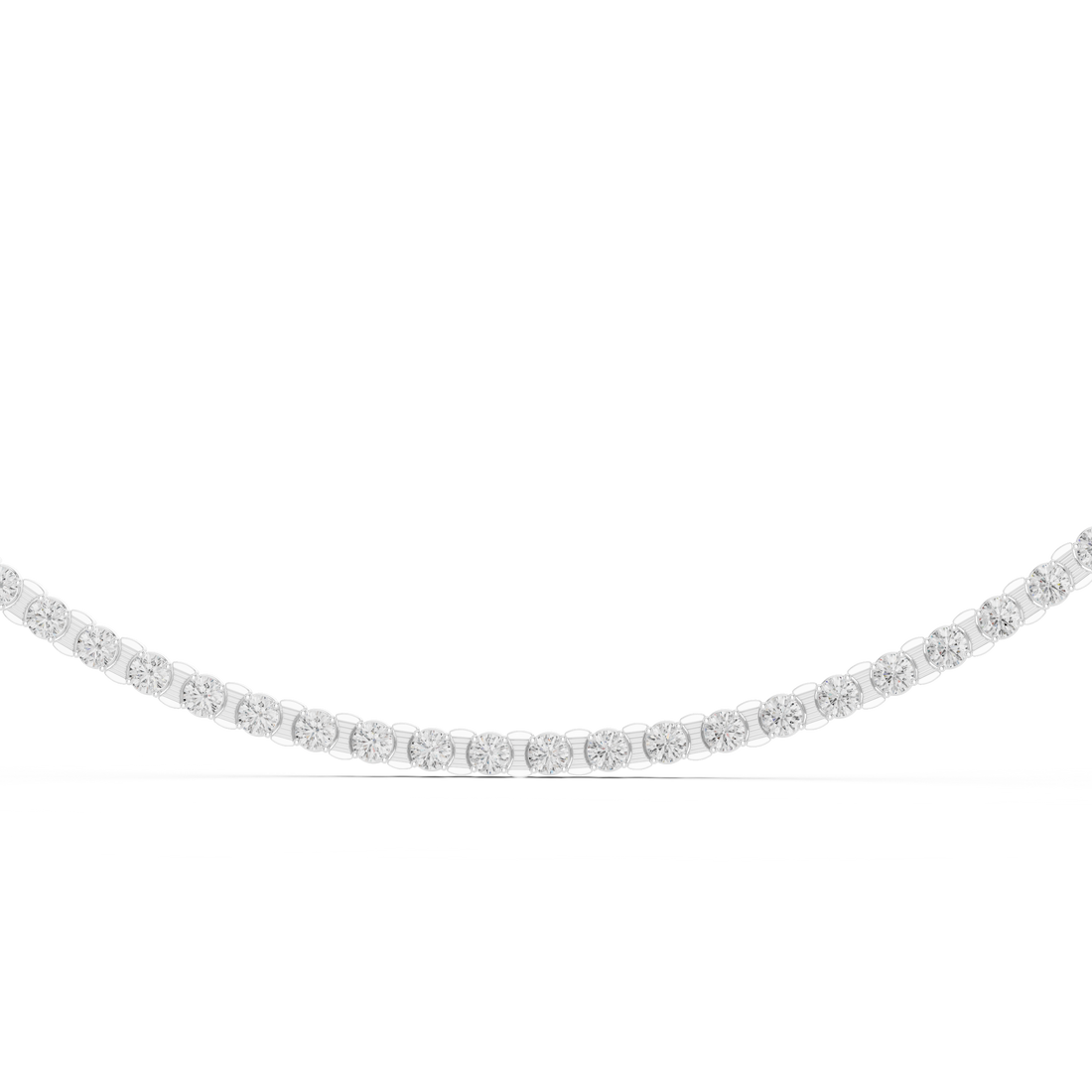 Elegant Lab-Grown Diamond Choker Necklace in 14K & 18K Gold