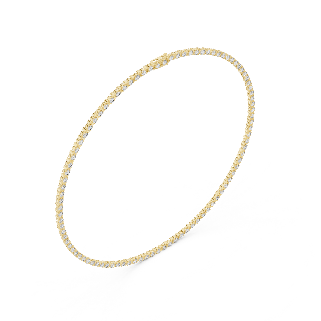Elegant Lab-Grown Diamond Choker Necklace in 14K & 18K Gold