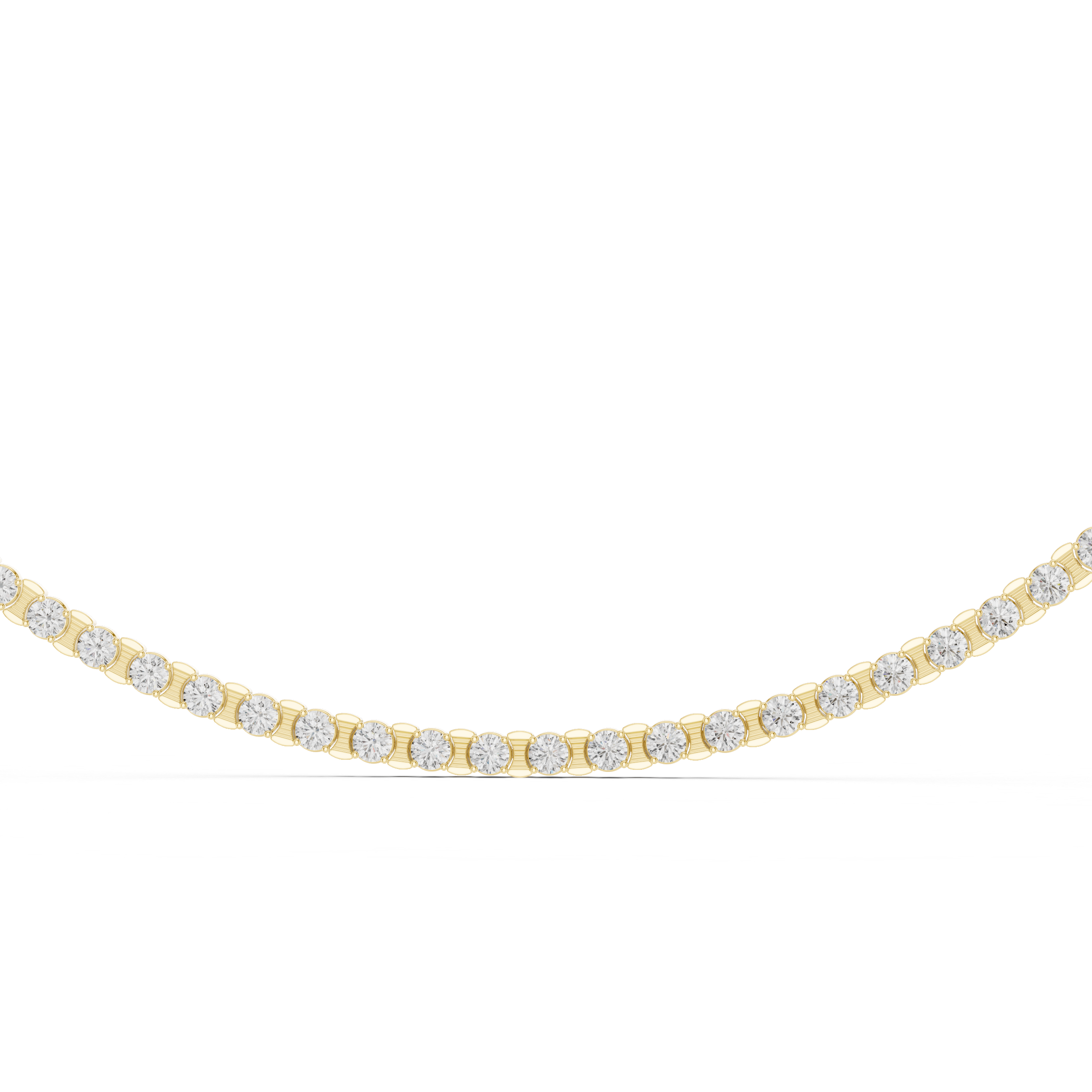 Elegant Lab-Grown Diamond Choker Necklace in 14K & 18K Gold