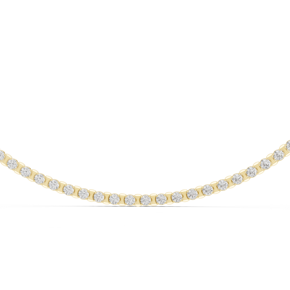 Elegant Lab-Grown Diamond Choker Necklace in 14K & 18K Gold