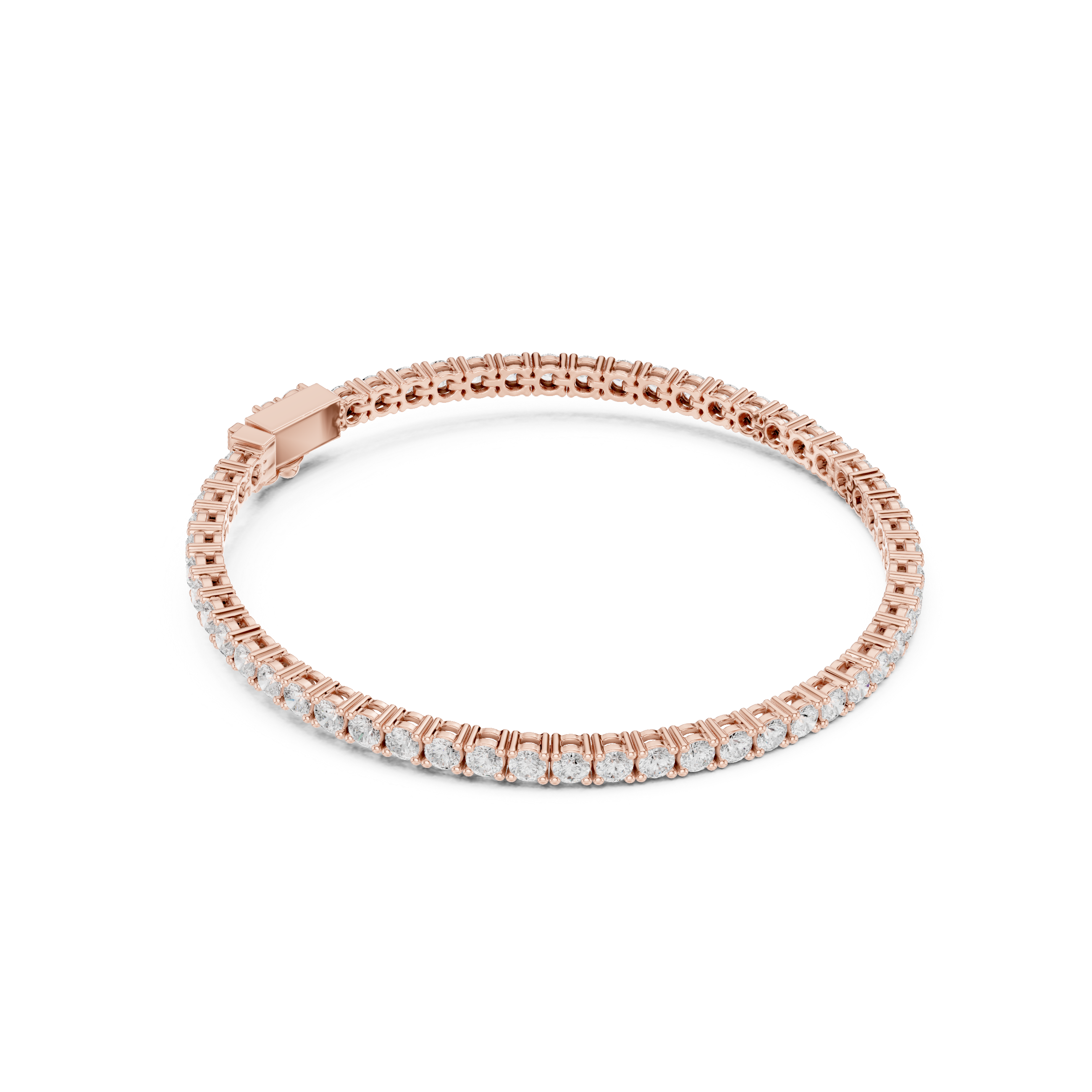 Classic Lab-Grown Diamond Tennis Bracelet in 14K/18K Gold