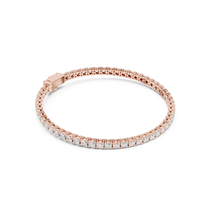 Classic Lab-Grown Diamond Tennis Bracelet in 14K/18K Gold