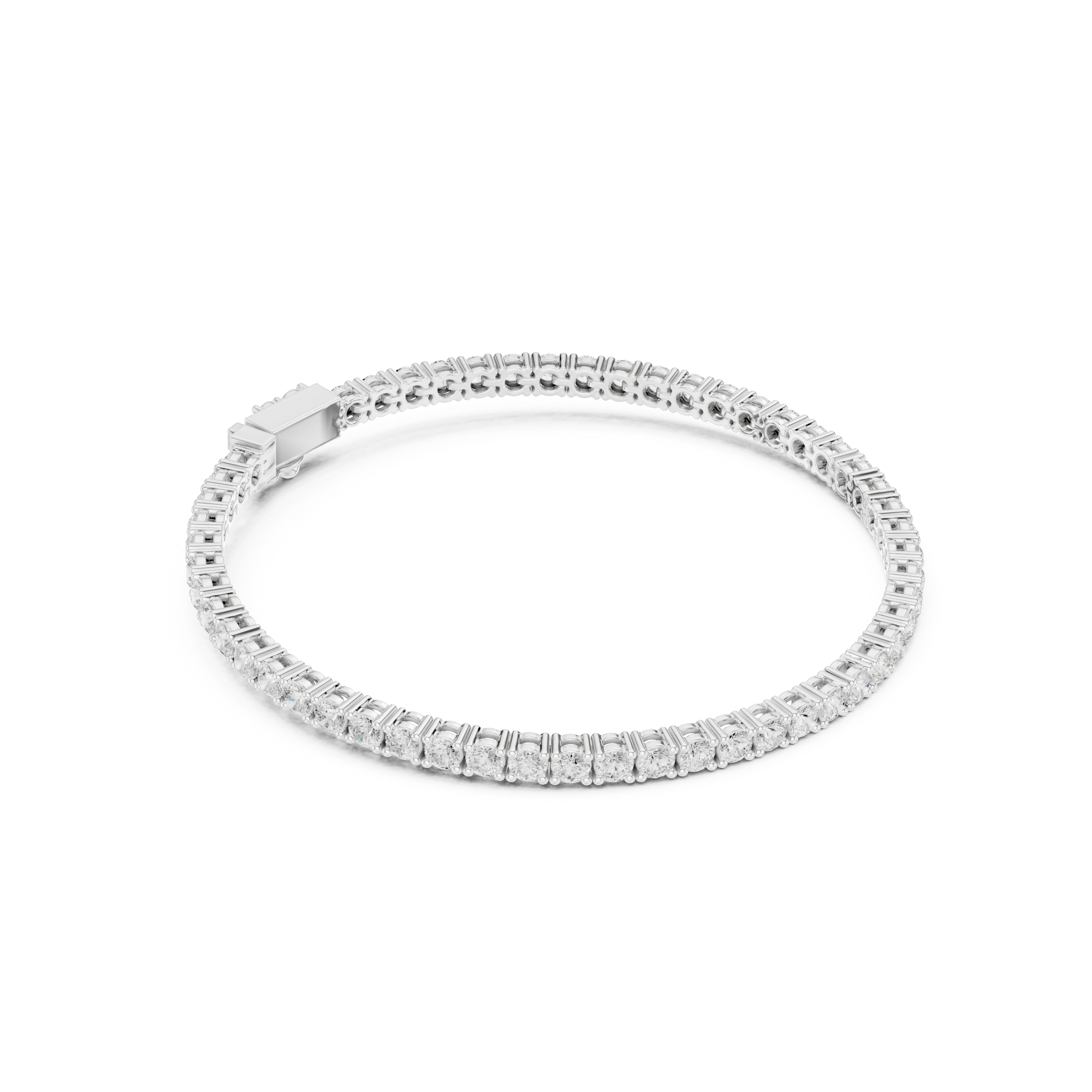Classic Lab-Grown Diamond Tennis Bracelet in 14K/18K Gold