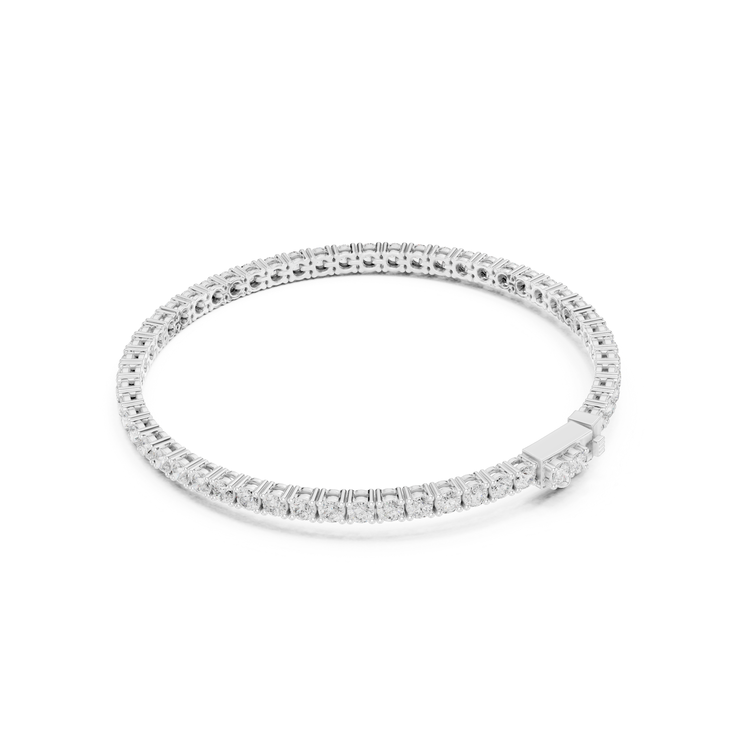 Classic Lab-Grown Diamond Tennis Bracelet in 14K/18K Gold