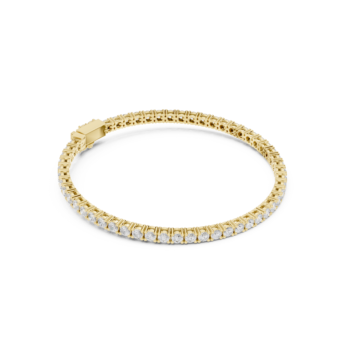 Classic Lab-Grown Diamond Tennis Bracelet in 14K/18K Gold