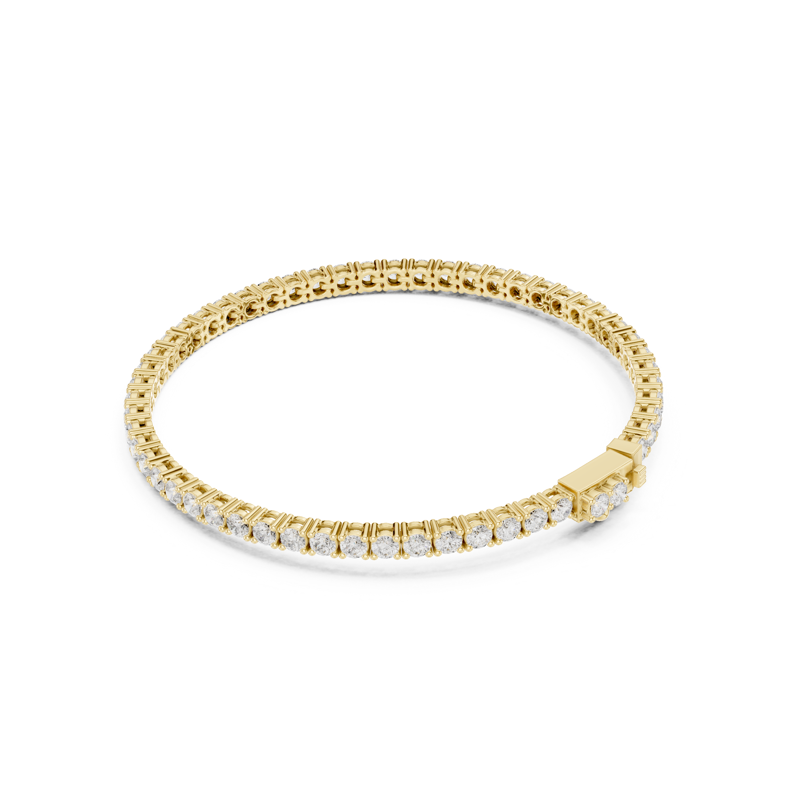 Classic Lab-Grown Diamond Tennis Bracelet in 14K/18K Gold